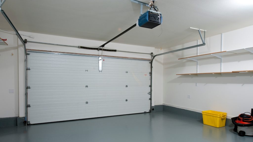 Newly-installed garage door opener