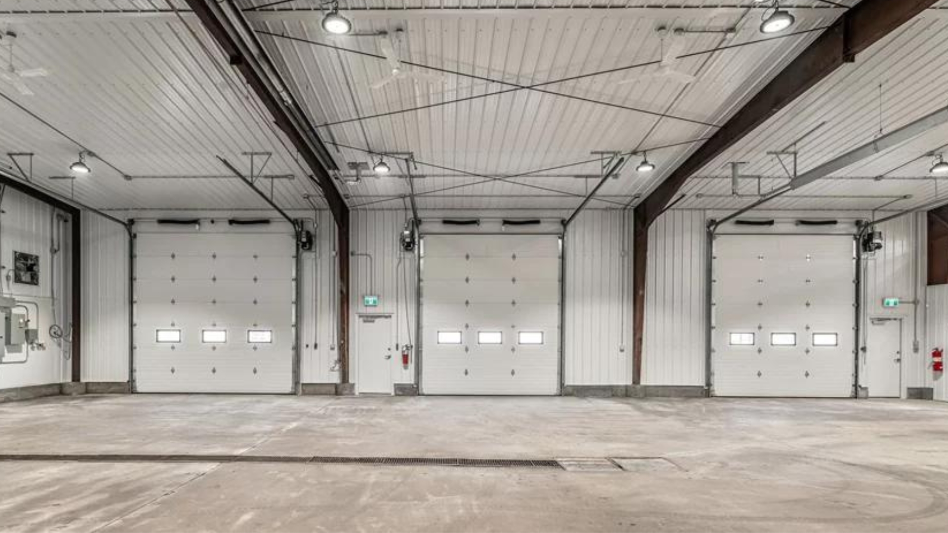 Sectional garage doors for business