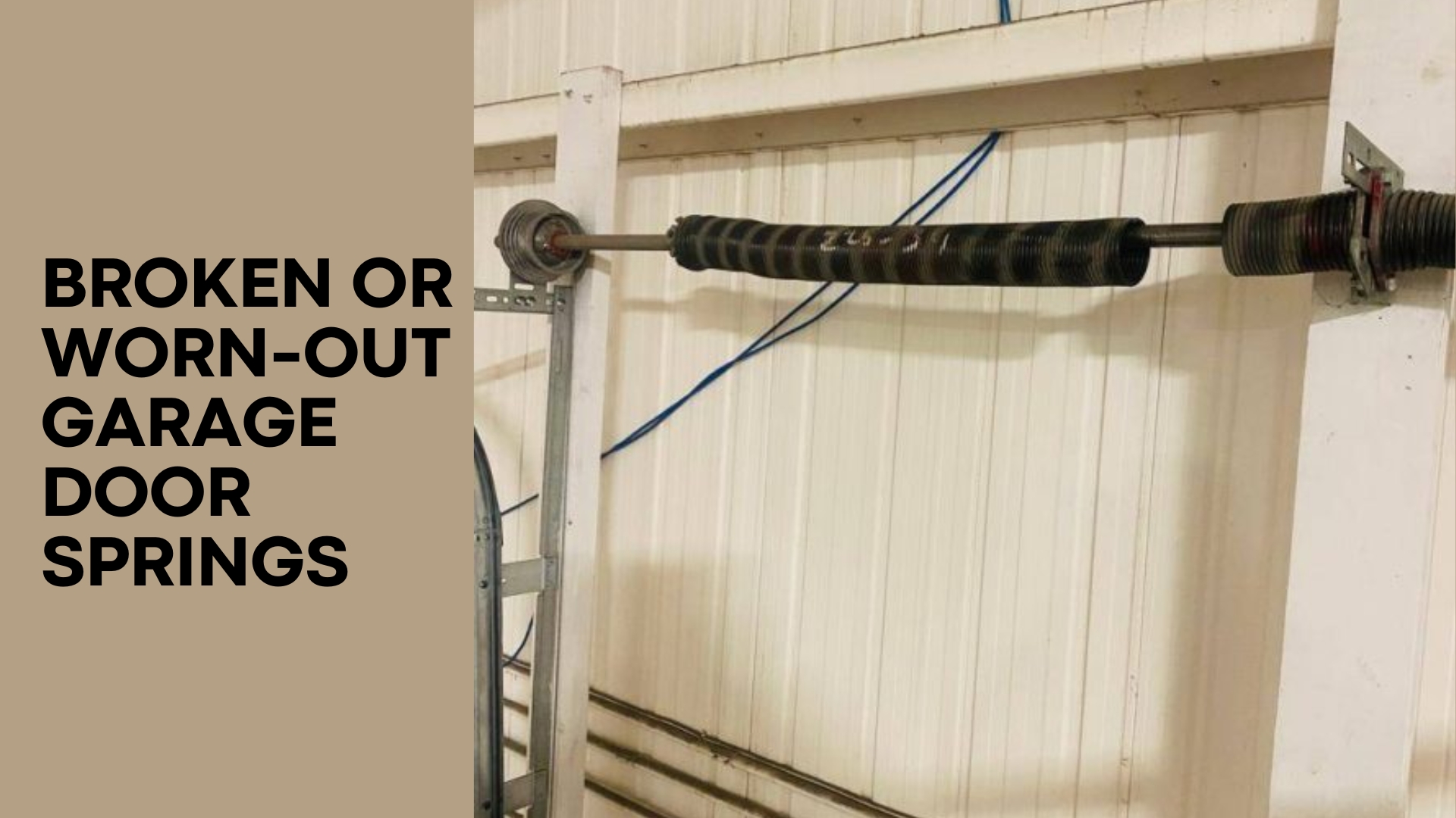 A broken or worn-out garage door springs as a common issue business owners have with their door