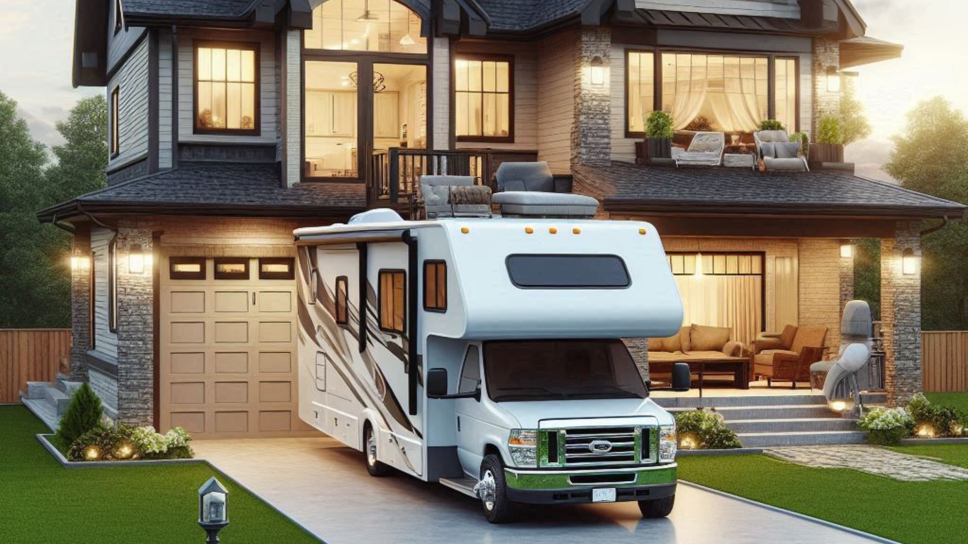 An oversized garage door is ideal if you have an SUV, a truck or an RV.