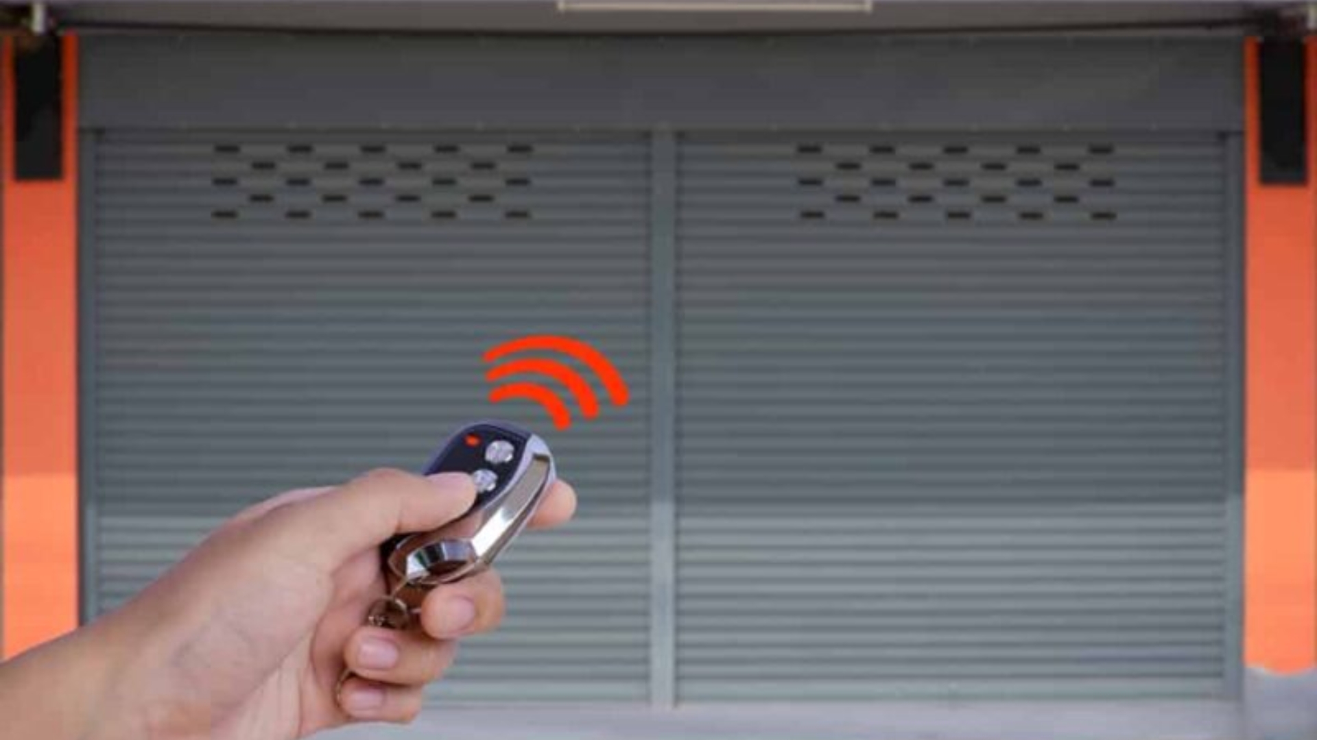 Faulty garage door opener remote causing access issues.