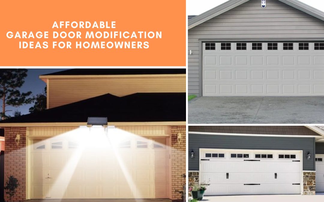 Practical and stylish garage door modification options for your Lincoln home